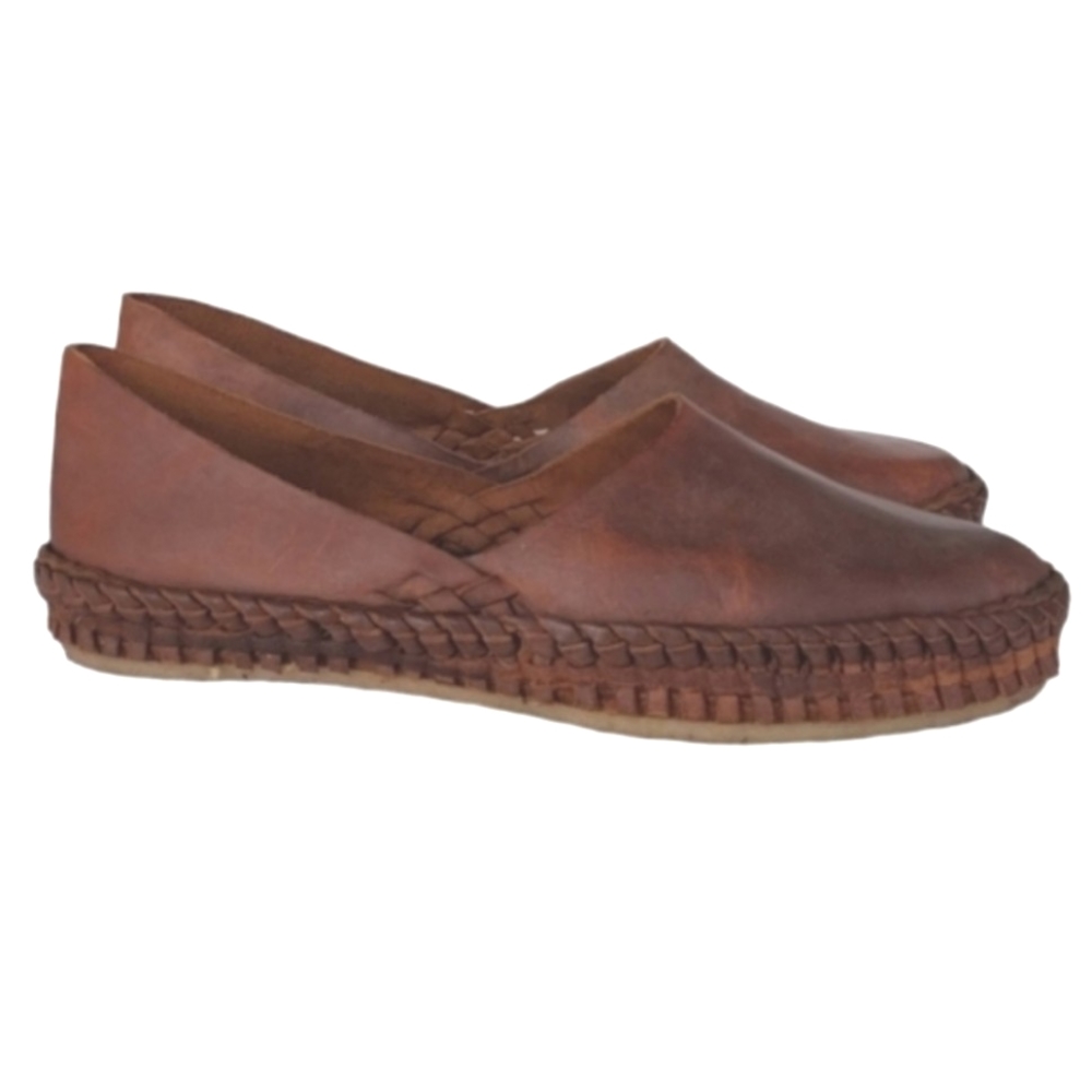 New Mohinders Leather Loafers sz 10 Handmade in India